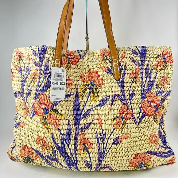 NEW Women’s Style & Co Raffi Floral Tote - Picture 2 of 4